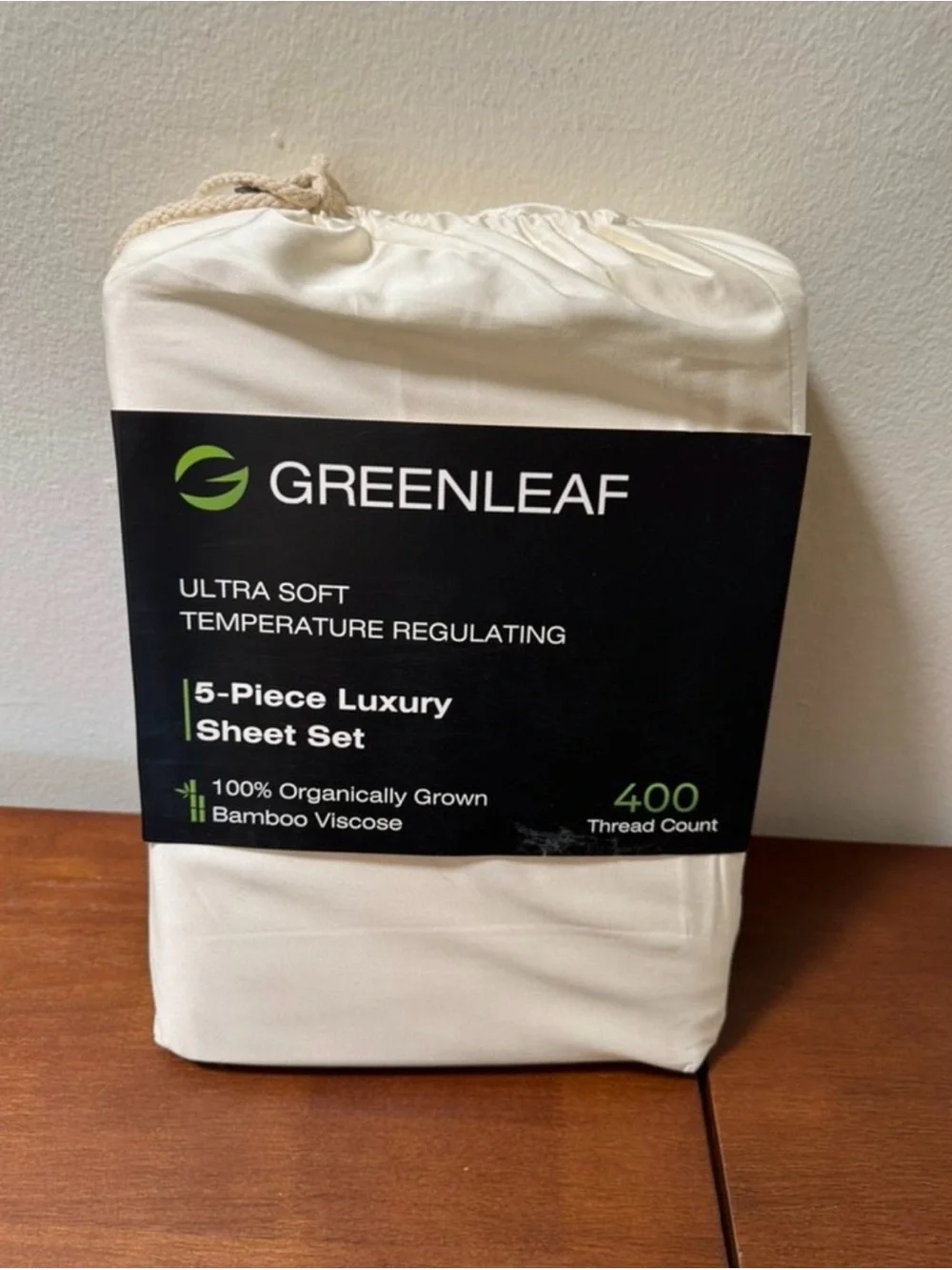 GREENLEAF Ultra Soft Temperature Regulating 5-Piece Sheet Set - White